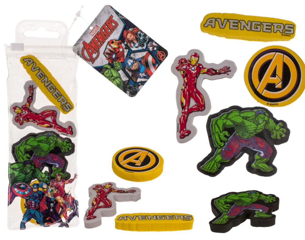 Γόμες Σετ 4τμχ Avengers
