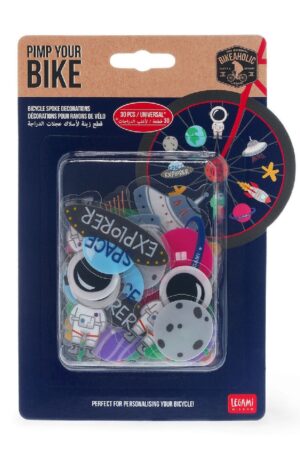 Legami Milano Space Διακοσμητικά Τροχών Ποδηλάτου 30τμχ