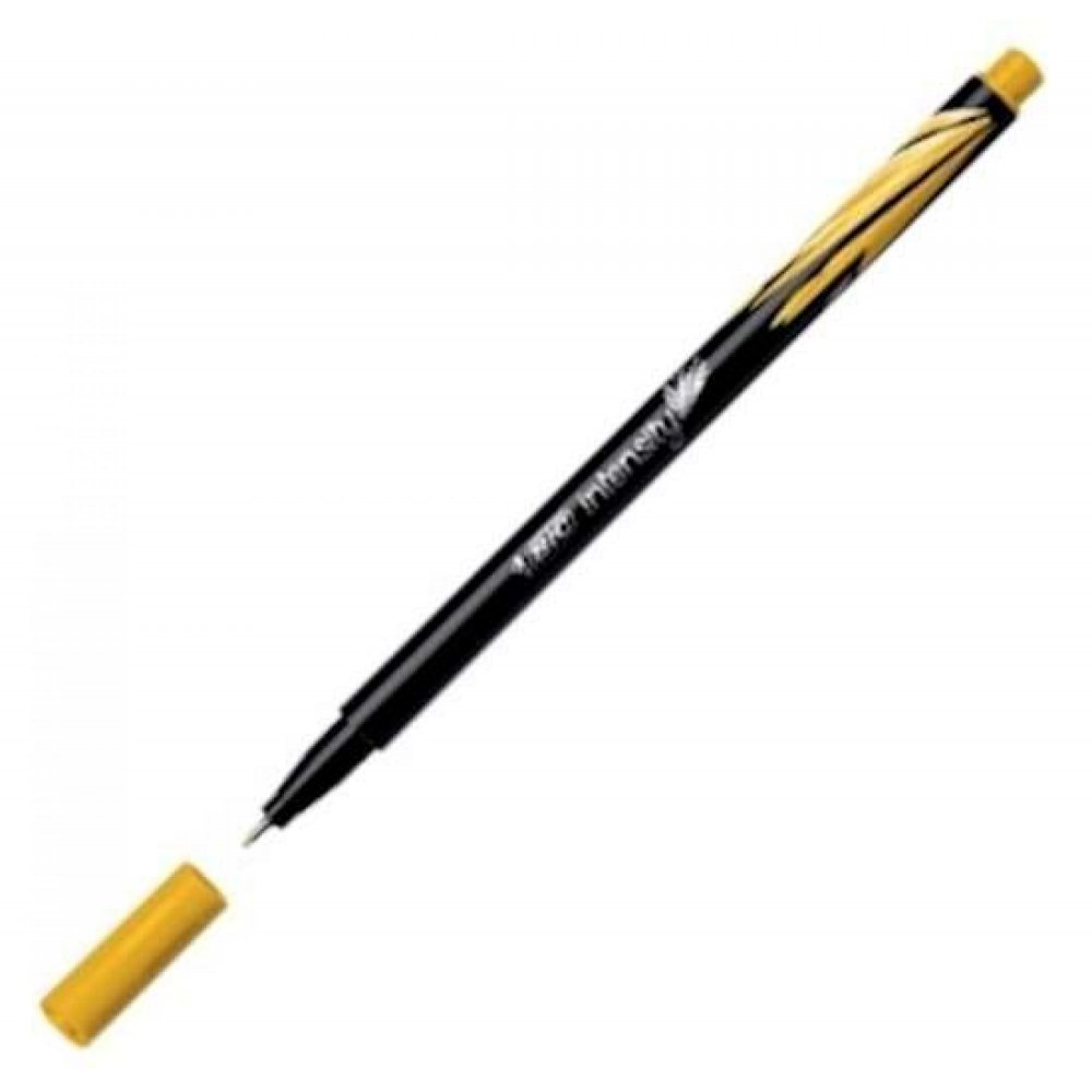 Bic Intensity Fine Μαρκαδόρος Σχεδίου 0.4mm Κίτρινο