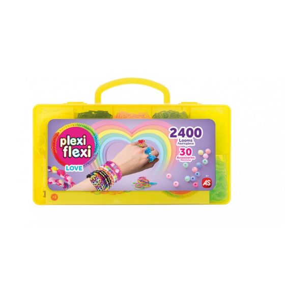 PLEXI FLEXI LOVE ΘΗΚΗ ΜΕ 2400 ΛΑΣΤΙΧΑΚΙΑ & 30 ΑΞΕΣΟΥΑΡ
