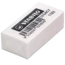 Stabilo Γόμα Μικρή Legacy Λευκή