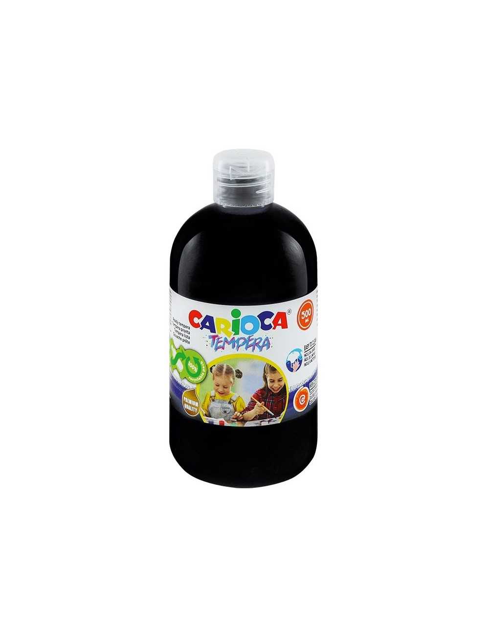 Τέμπερα 500ml Carioca 02 Μαύρο 700γρ.