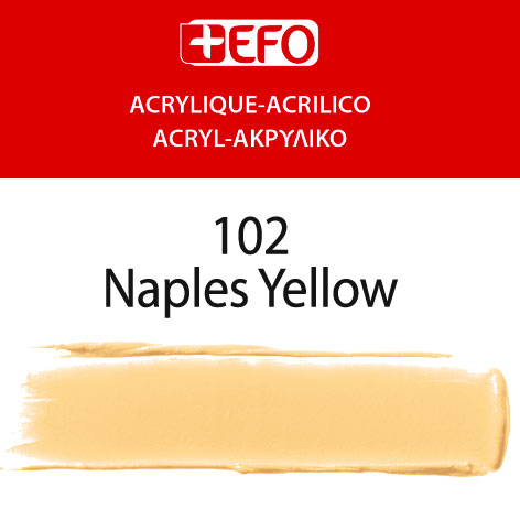 Ακρυλικό +EFO 120ml 102 Naples Yellow - Image 2