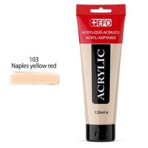 Ακρυλικό +EFO 120ml 103 Naples yellow red