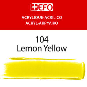 Alternative view of Ακρυλικό +EFO 120ml 104 Lemon Yellow