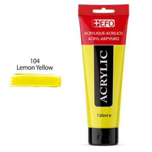 Ακρυλικό +EFO 120ml 104 Lemon Yellow