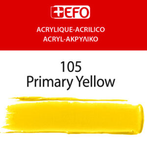 Alternative view of Ακρυλικό +EFO 120ml 105 Primary Yellow