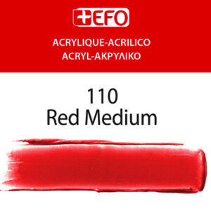 Alternative view of Ακρυλικό +EFO 120ml 110 Red Medium