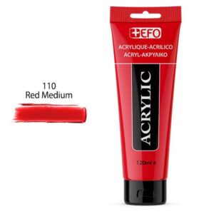 Ακρυλικό +EFO 120ml 110 Red Medium