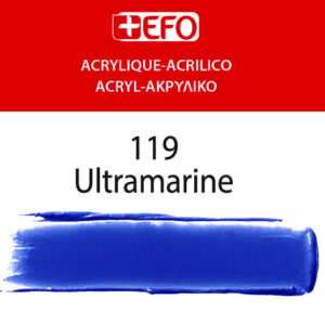 Alternative view of Ακρυλικό +EFO 120ml 119 Ultramarine