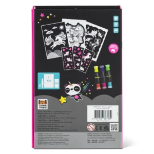 Alternative view of ΣΕΤ ΔΡΑΣΤΗΡΙΟΤΗΤΩΝ – Neon Colouring Set Unicorn and Friends