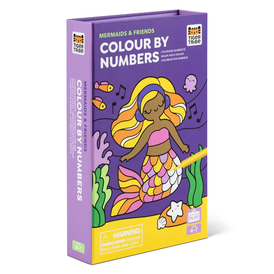 ΣΕΤ ΔΡΑΣΤΗΡΙΟΤΗΤΩΝ – Colour by Numbers Mermaids and Friends - Image 4