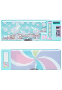 YOLO Retro Κασετίνα Πλαστική Με Κομπιουτεράκι Lollipop