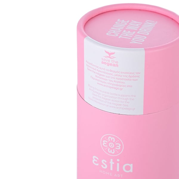 Μπουκάλι Θερμός 500ml Estia Save The Aegean Blossom Rose 01-7812 - Image 3