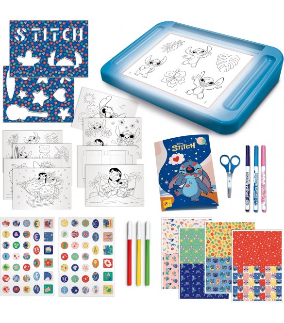 LISCIANI DISNEY STITCH - DRAWING SCHOOL WITH LIGHT TABLE (ΣΧΟΛΗ ΣΧΕΔΙΟΥ ΜΕ ΠΙΝΑΚΑ ΜΕ ΦΩΣ) 107582 - Image 4