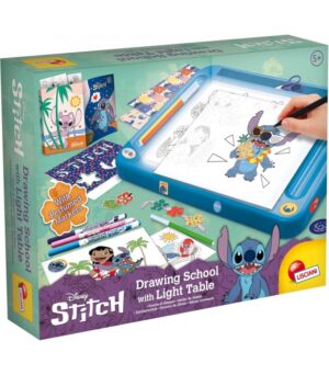 LISCIANI DISNEY STITCH - DRAWING SCHOOL WITH LIGHT TABLE (ΣΧΟΛΗ ΣΧΕΔΙΟΥ ΜΕ ΠΙΝΑΚΑ ΜΕ ΦΩΣ) 107582