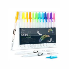 Ohuhu Σετ 12 Πενάκια Σχεδίου Colorful