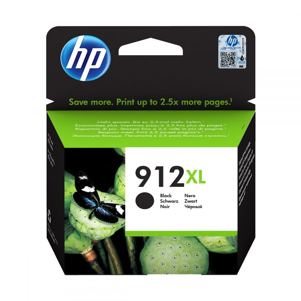 HP Μελάνι Inkjet No.912XL Black