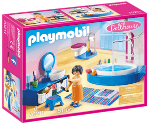 Playmobil Πολυτελές Λουτρό Με Μπανιέρα (70211)