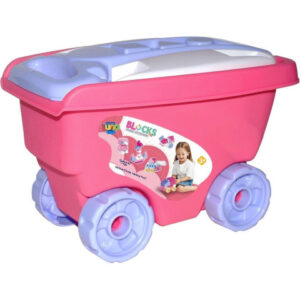 Τουβλάκια σε Καρότσι 42Τμx Ροζ Luna