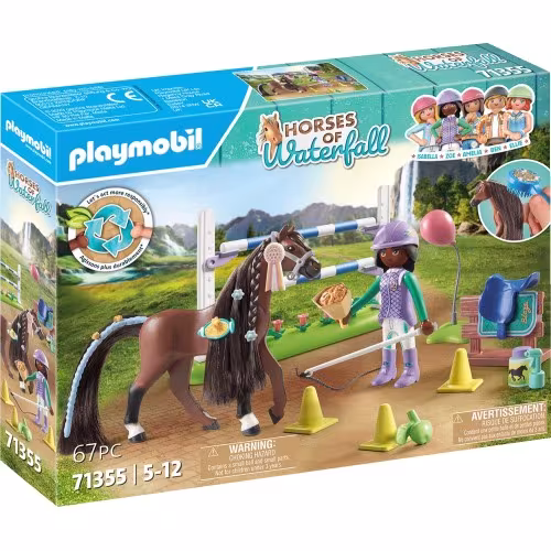 playmobil εκπαιδευση αλογου/zoe & blaze 71355
