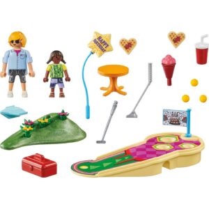 Alternative view of Playmobil city life gift set mini-golf πάρτυ 71449