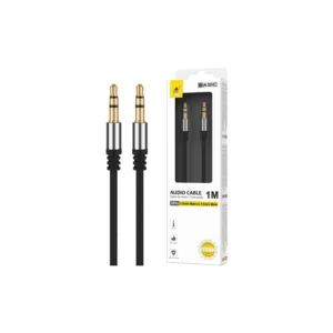 Καλώδιο Ήχου 3.5mm 1m Jack B6279 2102152 Μαύρο Mtk