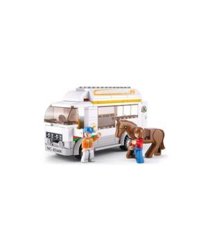 Sluban Τουβλάκια Town Farm: Truck Horse 170 pcs. Β0559
