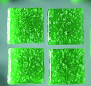 Γυάλινες πέτρες MosaixPro πράσινες, 200 g ~ 302 τεμάχια.