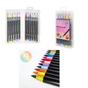 Legami Μαρκαδόροι με Μύτη Πινέλου Brush Markers Pastel 12τμχ