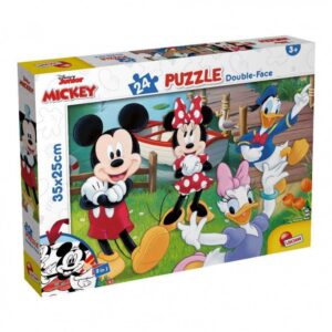 Lisciani Παζλ M-Plus Double-Face Disney Mickey & Friends 24 Κομμάτια (109692)