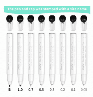 Alternative view of ΣΕΤ 8 ΜΑΡΚΑΔΟΡΑΚΙΑ ΣΧΕΔΙΟΥ OHUHU ART MARKERS FINELINES DRAWING PEN