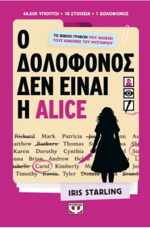 Ο ΔΟΛΟΦΟΝΟΣ ΔΕΝ ΕΙΝΑΙ Η ALICE
