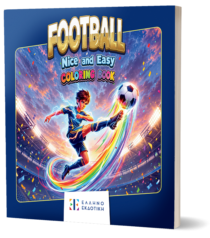 FOOTBALL – Nice and Easy Coloring Book